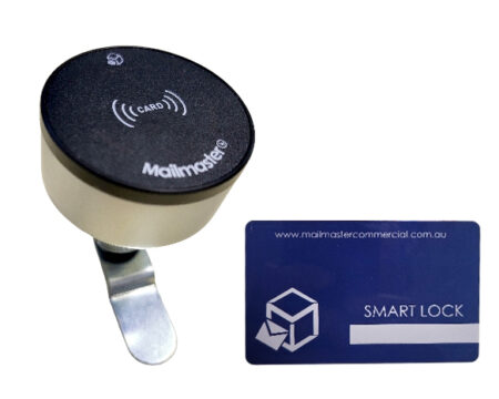 NFC electronic mailbox lock for commercial letterboxes