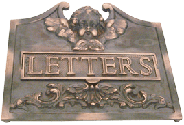 MB 9205 Brass Mailbox Cover