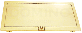 MB 9211 Brass Letterbox Back Plate