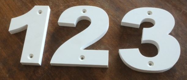 150mm Chunky House Numbers