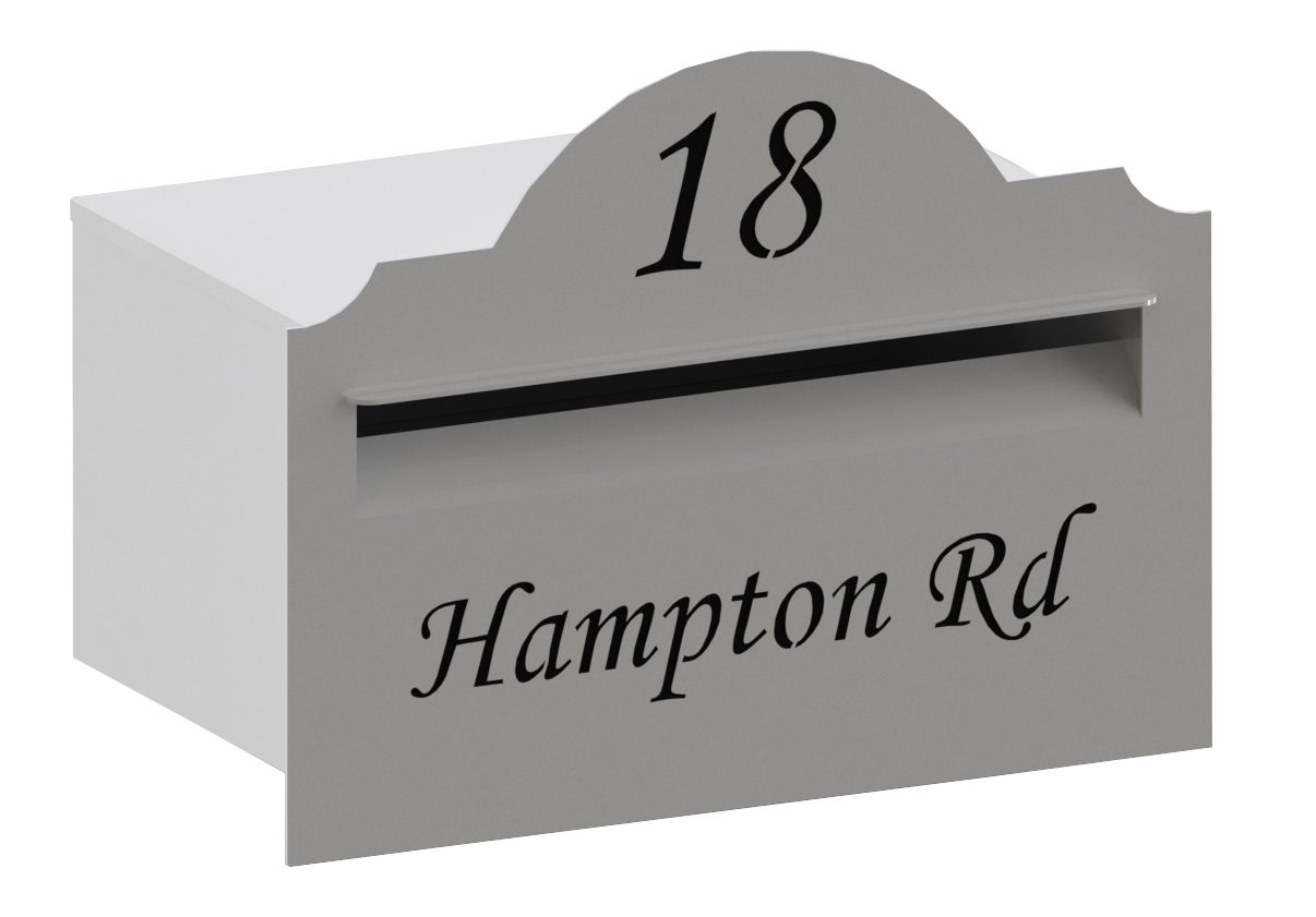 Hampton Alum Letterbox