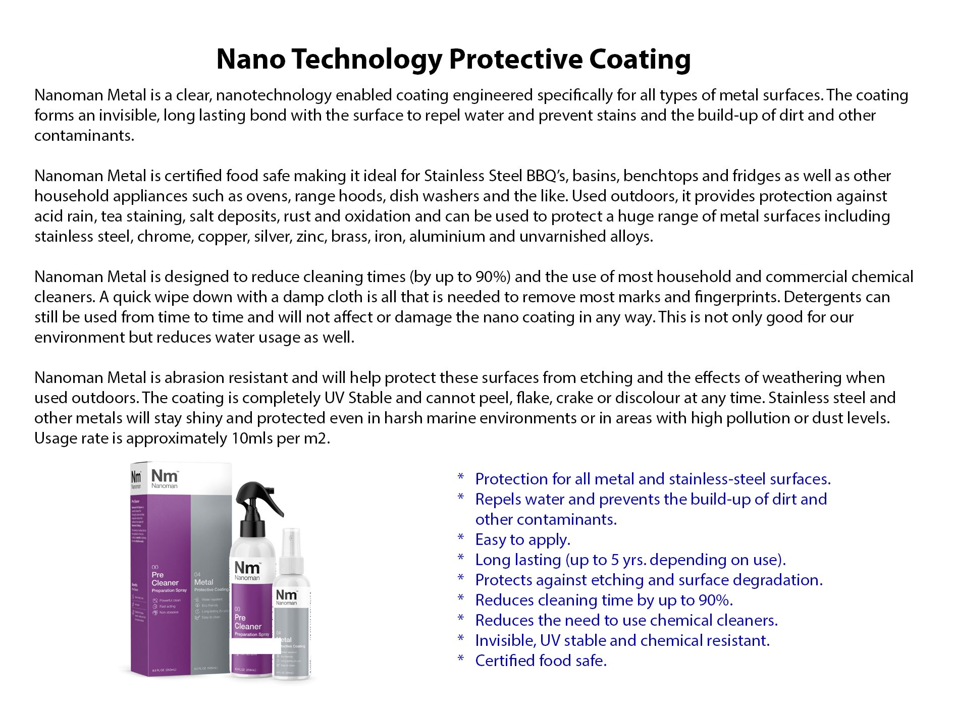 Nanoman Stainless Protectant