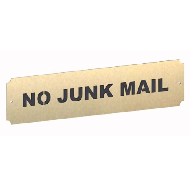 No Junk Mail Stainless Steel