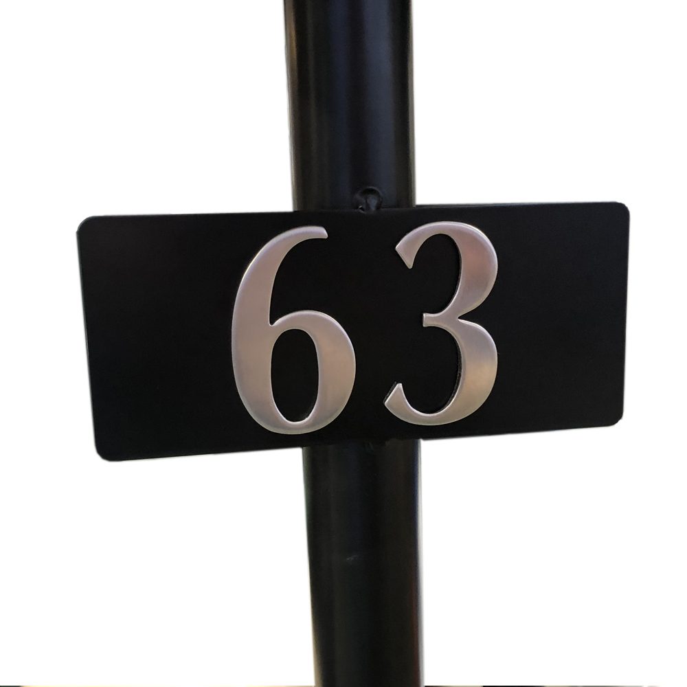 65mm Stainless Self Adhesive Number - Image 3