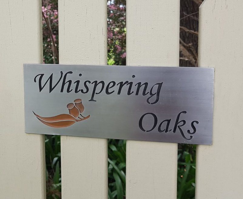 Stainless House Sign 500 x 200 - Image 3