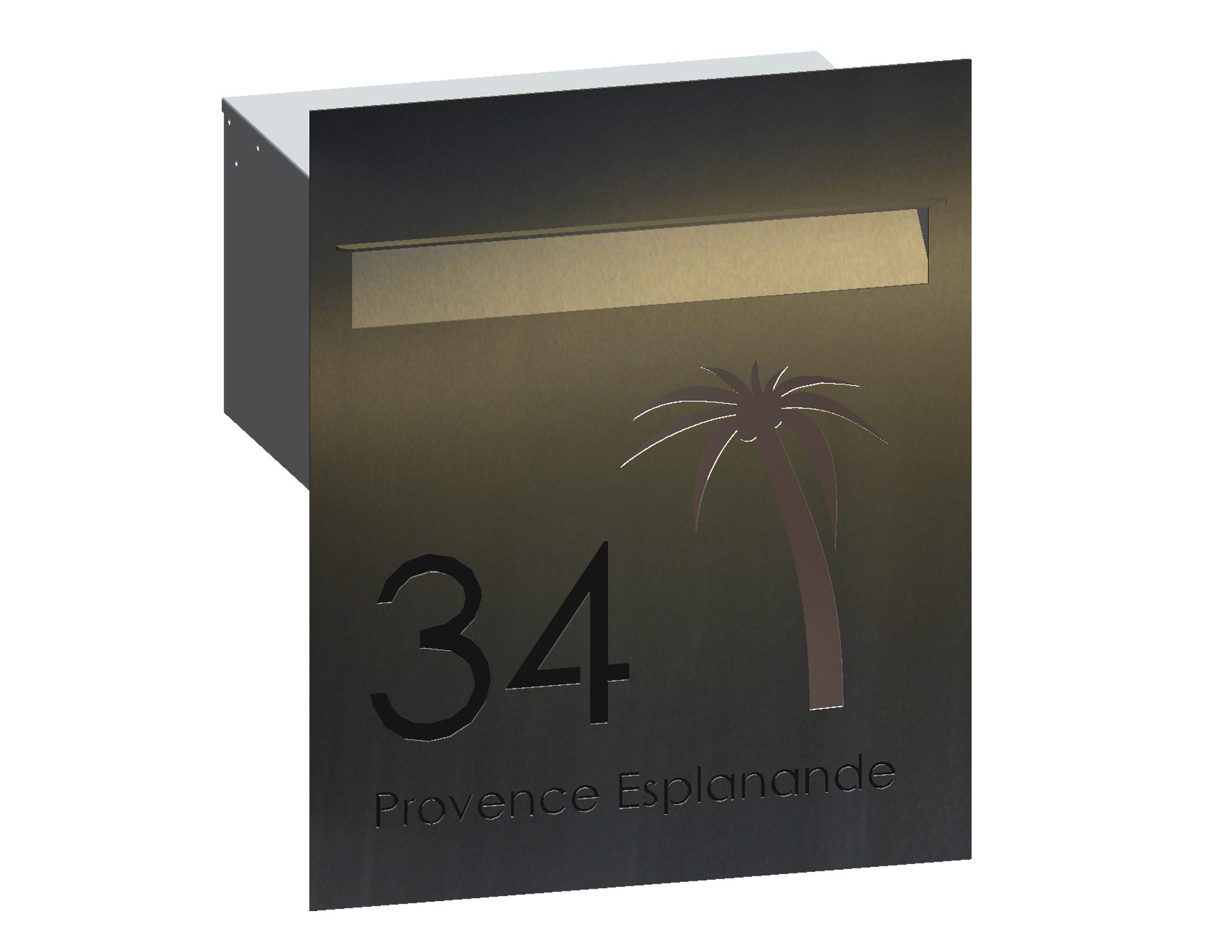 Tropicana Stainless Letterbox 1